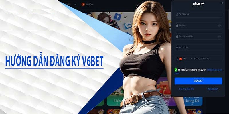 Nhập thông tin chính xác khi đăng ký V6bet