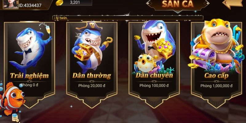 Game có đa dạng chế độ chơi bắn cá